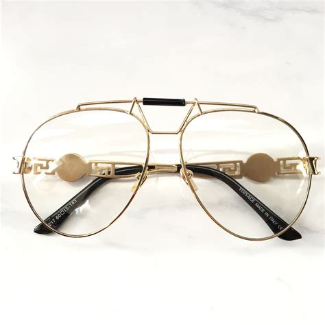 versace glasses gumtree|clear and gold Versace glasses.